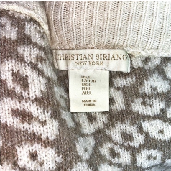 NEW Christian Siriano Leopard Sweater Turtleneck - Picture 3 of 5